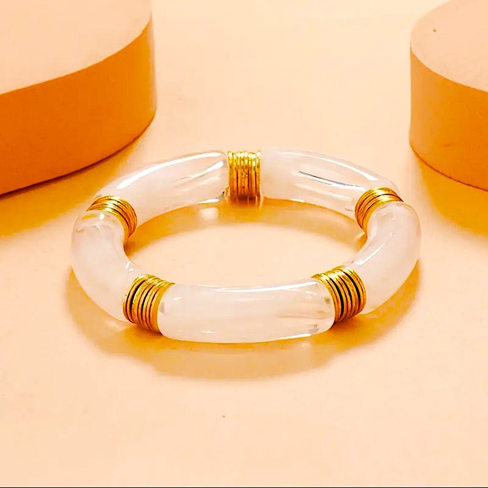 ⚜️𝟯𝟬%𝗢𝗙𝗙 𝗯𝘂𝗻𝗱𝗹𝗲𝘀 𝟯+⚜️ NEW Acrylic Chunky Colorful Bangle - Picture 8 of 10